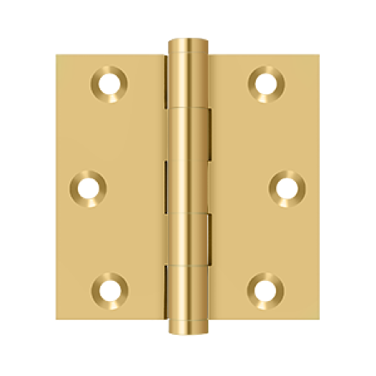 Deltana DSB3 SERIES SOLID BRASS 3" X 3" SQUARE HINGE