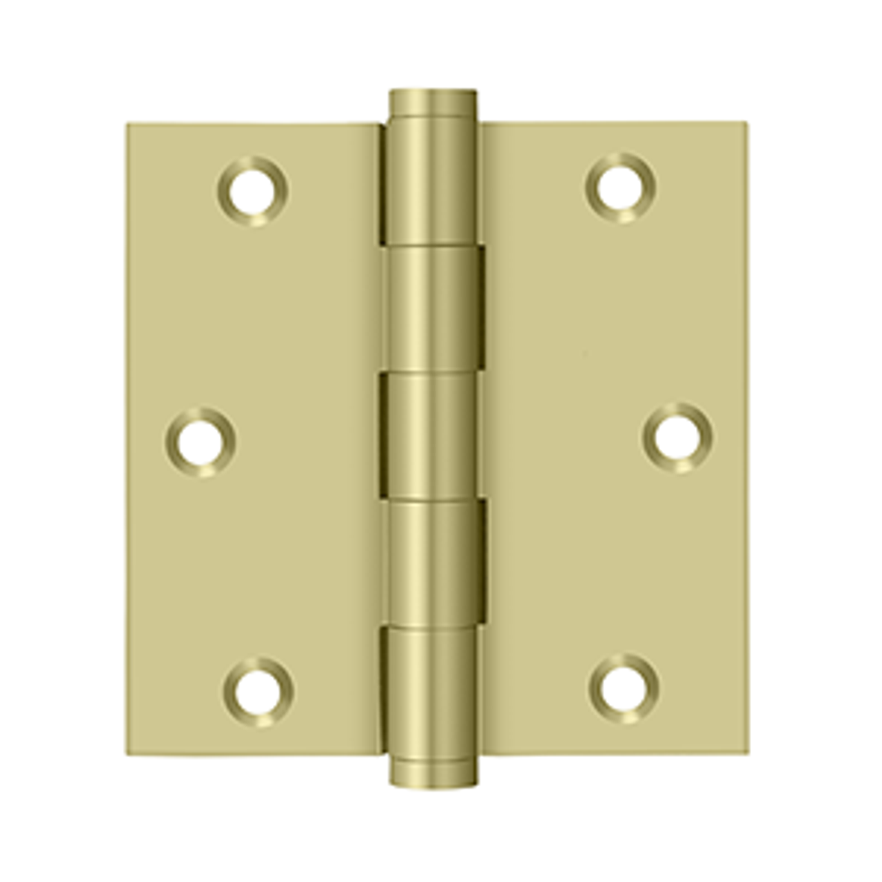 Deltana DSB35 SERIES SOLID BRASS 3-1/2" X 3-1/2" SQUARE HINGE