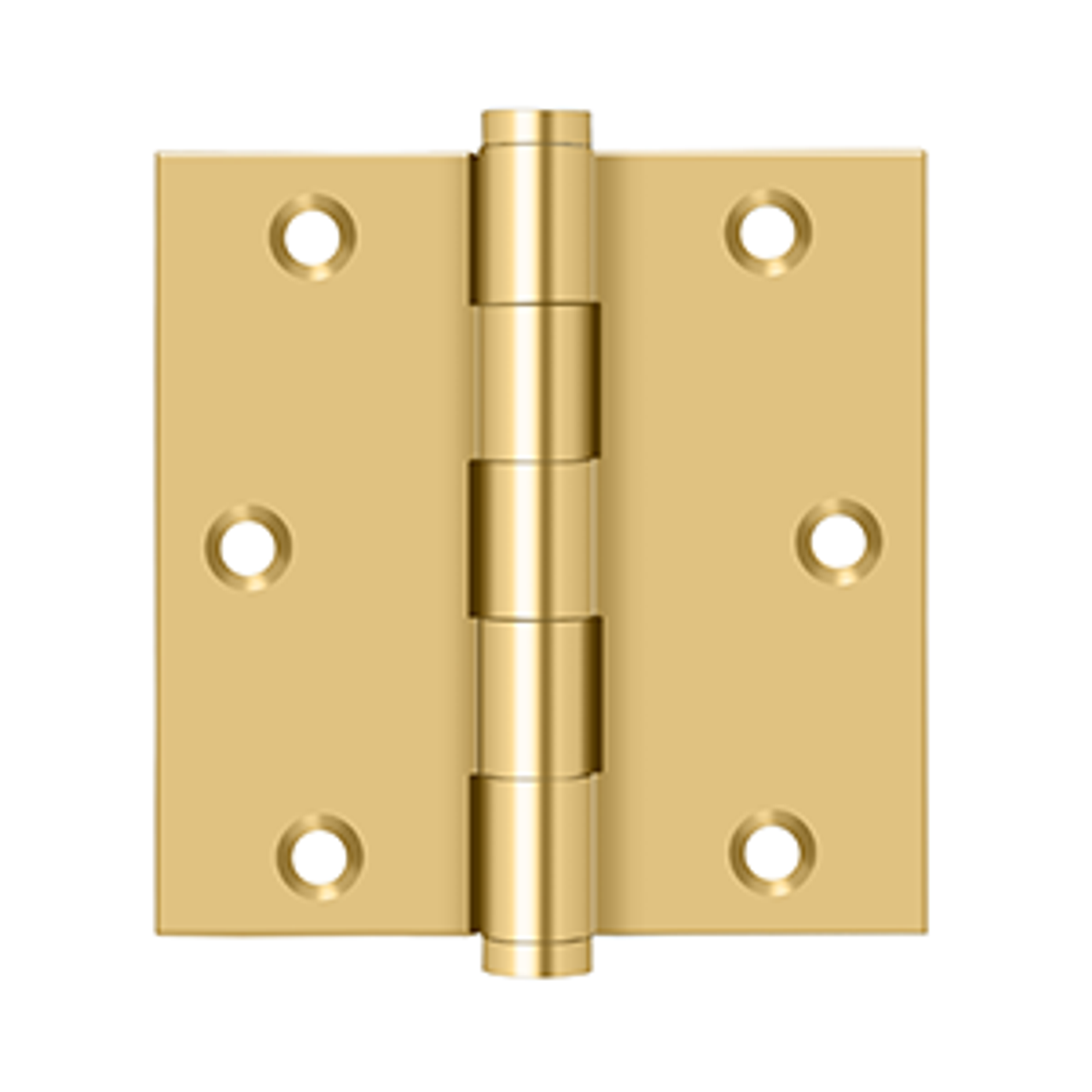 Deltana DSB35 SERIES SOLID BRASS 3-1/2" X 3-1/2" SQUARE HINGE