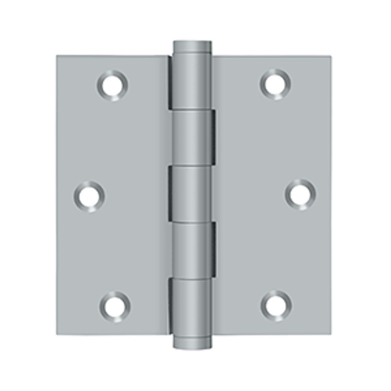 Deltana DSB35R SERIES SOLID BRASS 3-1/2" X 3-1/2" SQUARE HINGE