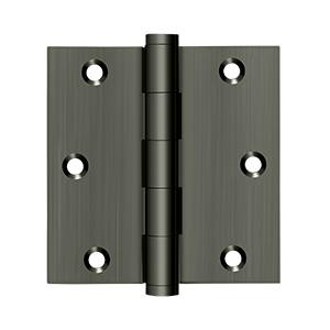 Deltana Hardware Deltana DSB35R SERIES SOLID BRASS 3-1/2" X 3-1/2" SQUARE HINGE 