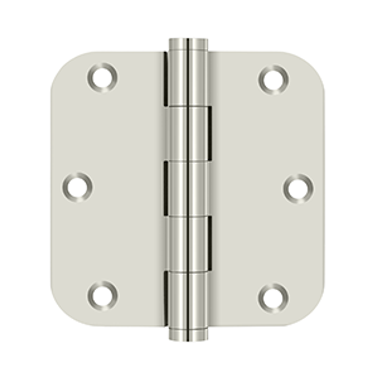 Deltana DSB35R5R SERIES RESIDENTIAL SOLID BRASS 3-1/2" X 3-1/2" X 5/8" RADIUS HINGES