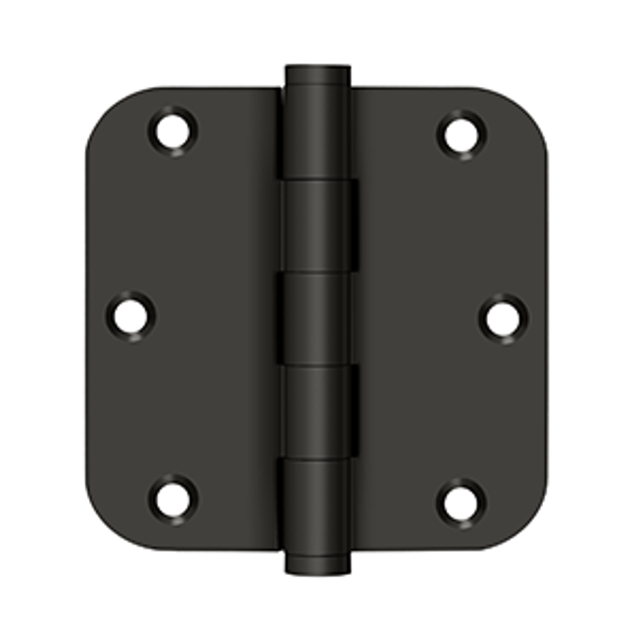 Deltana DSB35R5R SERIES RESIDENTIAL SOLID BRASS 3-1/2" X 3-1/2" X 5/8" RADIUS HINGES