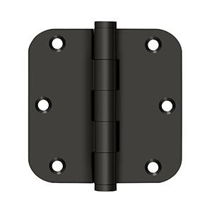 Deltana Hardware Deltana DSB35R5R SERIES RESIDENTIAL SOLID BRASS 3-1/2" X 3-1/2" X 5/8" RADIUS HINGES 