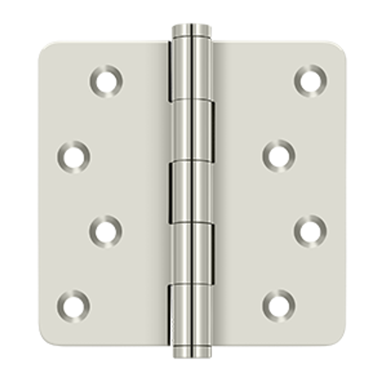 Deltana DSB4R4RZ SERIES 4" X 4" X 1/4" RADIUS HINGES / ZIG-ZAG, SOLID BRASS