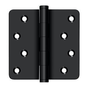 Deltana Hardware Deltana DSB4R4RZ SERIES 4" X 4" X 1/4" RADIUS HINGES / ZIG-ZAG, SOLID BRASS 