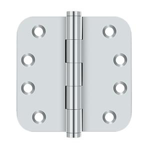 Deltana Hardware Deltana DSB4R5 SERIES 4" X 4" X 5/8" RADIUS HINGES SOLID BRASS 