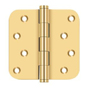 Deltana Hardware Deltana DSB4R5RZ SERIES 4" X 4" X 5/8" RADIUS HINGE / ZIG-ZAG SOLID BRASS 