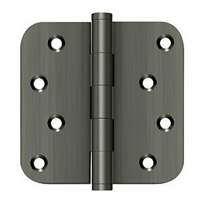 Deltana Hardware Deltana DSB4R5RZ SERIES 4" X 4" X 5/8" RADIUS HINGE / ZIG-ZAG SOLID BRASS 