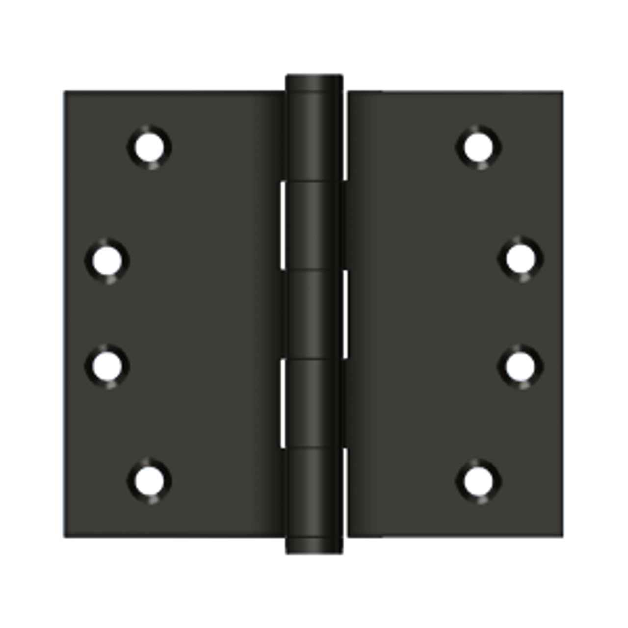 Deltana DSB4045 SERIES 4" X 4-1/2" SQUARE HINGE SOLID BRASS