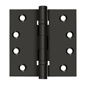 Deltana Hardware Deltana DSB45B-DSB45NB SERIES 4-1/2" X 4-1/2" SQUARE HINGES BALL BEARINGS SOLID BRASS 