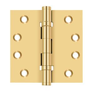 Deltana Hardware Deltana DSB45B-DSB45NB SERIES 4-1/2" X 4-1/2" SQUARE HINGES BALL BEARINGS SOLID BRASS 