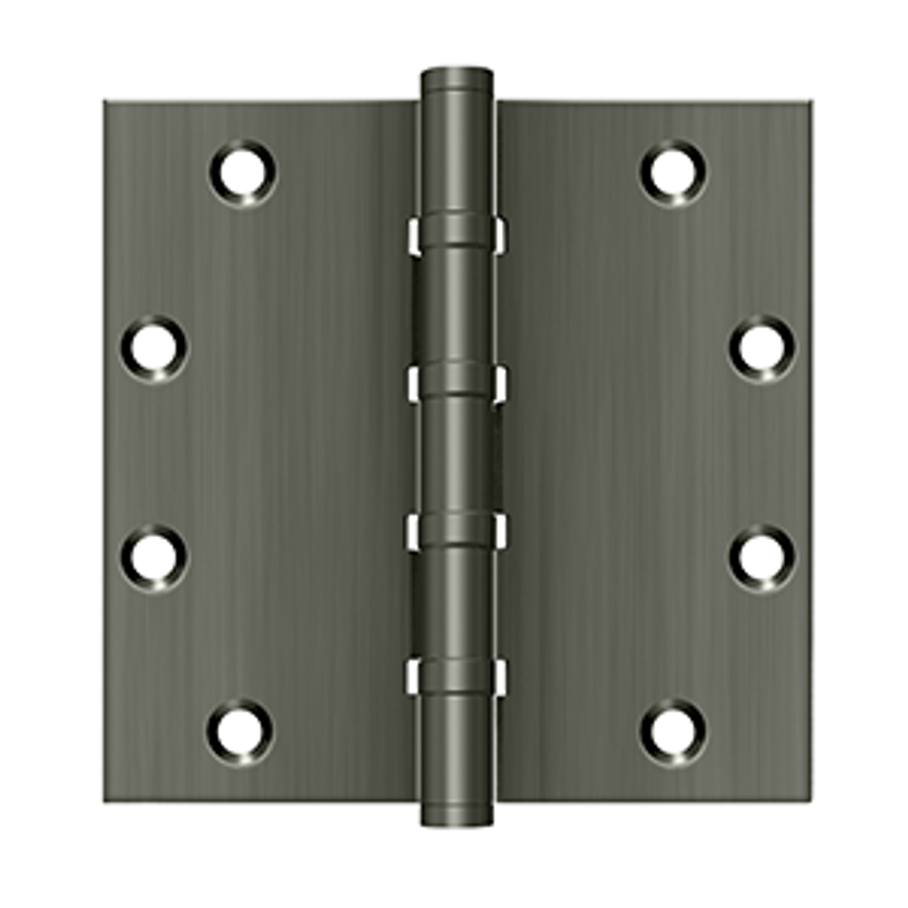 Deltana DSB55B-DSB55NB SERIES 5" X 6" SQUARE CORNER HINGE, BALL BEARING SOLID BRASS