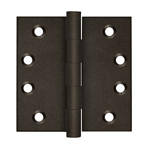 Deltana Hardware DELTANA DSB4 4" X 4" SQUARE HINGES DISTRESSED FINISHES SOLID BRASS 