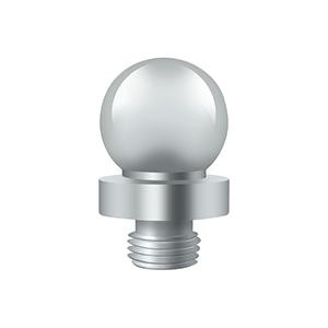 Deltana Hardware Deltana DSBTL BALL TIP Finials For 6" X 6" Hinges Solid Brass 