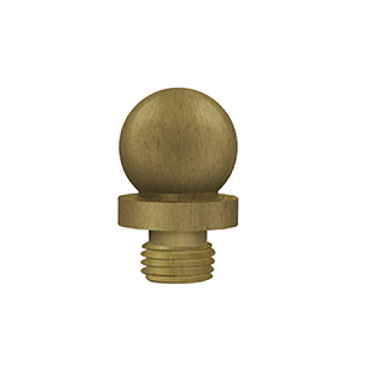 Deltana DSBT DISTRESSED BALL TIP Finials Solid Brass