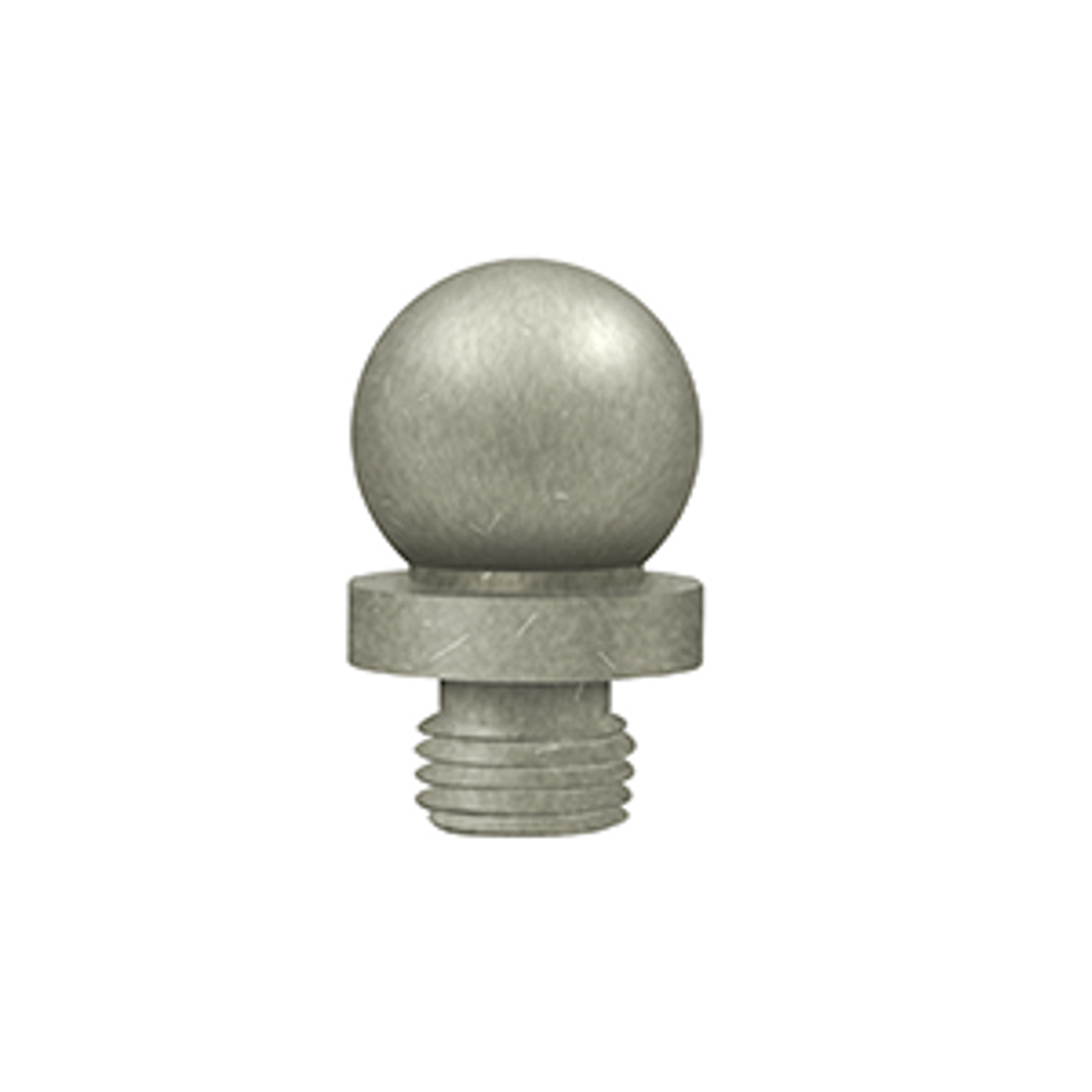 Deltana DSBT DISTRESSED BALL TIP Finials Solid Brass