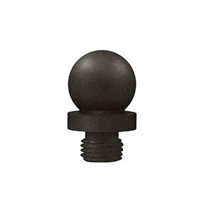 Deltana Hardware Deltana DSBT DISTRESSED BALL TIP Finials Solid Brass 