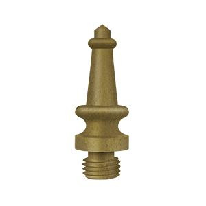 Deltana Hardware Deltana DSST DISTRESSED BALL TIP Finials Solid Brass 