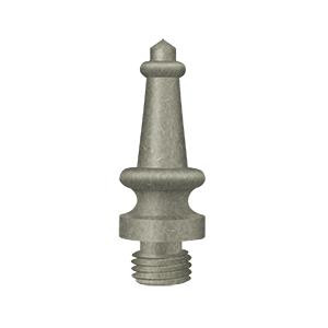 Deltana Hardware Deltana DSST DISTRESSED BALL TIP Finials Solid Brass 
