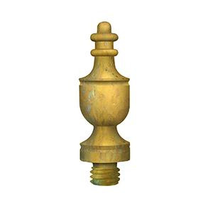 Deltana Hardware Deltana DSUT DISTRESSED URN TIP Finials Solid Brass 