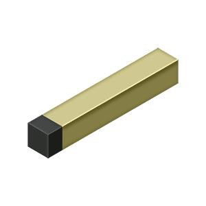 Deltana Hardware Deltana BDSS40 4" MODERN SQUARE BASEBOARD BUMPER, SOLID BRASS 