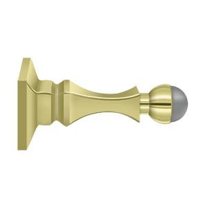Deltana Hardware Deltana BDH35 3-1/2" BASEBOARD DOOR BUMPER, HD, SOLID BRASS 
