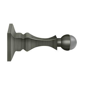 Deltana Hardware Deltana BDH35 3-1/2" BASEBOARD DOOR BUMPER, HD, SOLID BRASS 