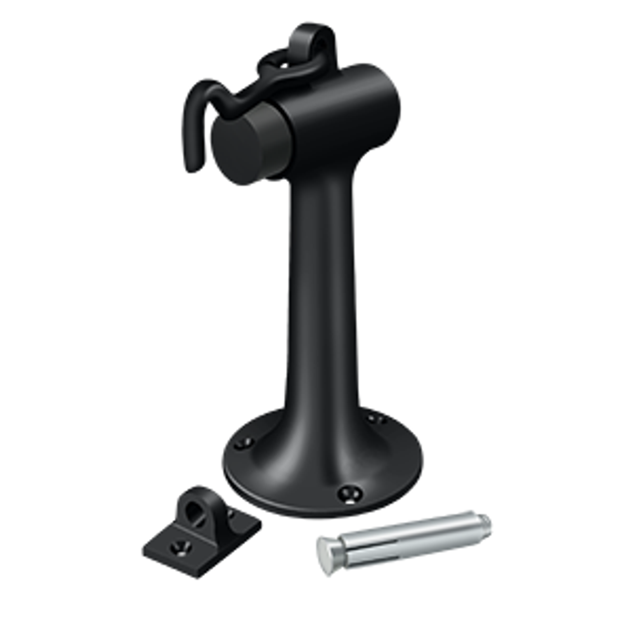 Deltana DSF630 FLOOR MOUNT, 6" BUMPER W/ HOOK