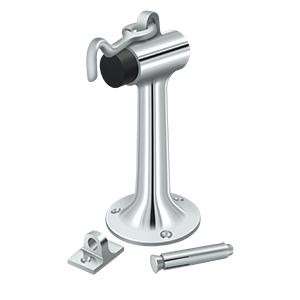 Deltana Hardware Deltana DSF630 FLOOR MOUNT, 6" BUMPER W/ HOOK 
