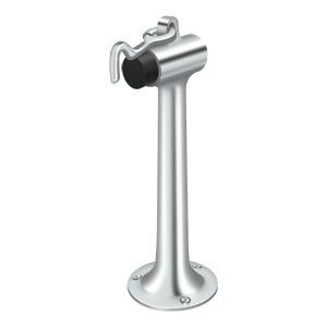 Deltana Hardware Deltana DSF830 FLOOR MOUNT, 8" BUMPER W/ HOOK 