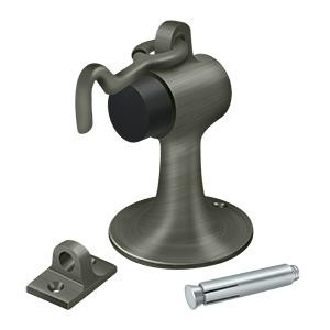 Deltana Hardware Deltana DSF444 CEMENT FLOOR MOUNT BUMPER W/ HOLDER, SOLID BRASS 