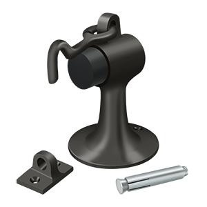 Deltana Hardware Deltana DSF444 CEMENT FLOOR MOUNT BUMPER W/ HOLDER, SOLID BRASS 