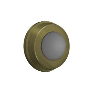 Deltana Hardware Deltana WB100 FLUSH BUMPER 1" DIAMETER SOLID BRASS 