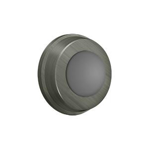 Deltana Hardware Deltana WB100 FLUSH BUMPER 1" DIAMETER SOLID BRASS 