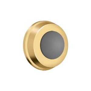 Deltana Hardware Deltana WB100 FLUSH BUMPER 1" DIAMETER SOLID BRASS 