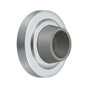 Deltana Hardware Deltana WB238 CONCAVE FLUSH BUMPER 2-3/8" DIAMETER SOLID BRASS 