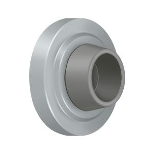 Deltana Hardware Deltana WB238 CONCAVE FLUSH BUMPER 2-3/8" DIAMETER SOLID BRASS 