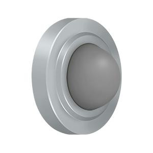 Deltana Hardware Deltana WBC238 CONVEX FLUSH BUMPER 2-3/8" DIAMETER SOLID BRASS 