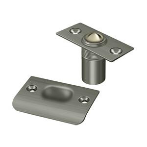 Deltana Hardware Deltana BC218R  2-1/8" BALL CATCH, SQUARE CORNERS SOLID BRASS 