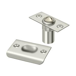Deltana Hardware Deltana BC218R  2-1/8" BALL CATCH, SQUARE CORNERS SOLID BRASS 