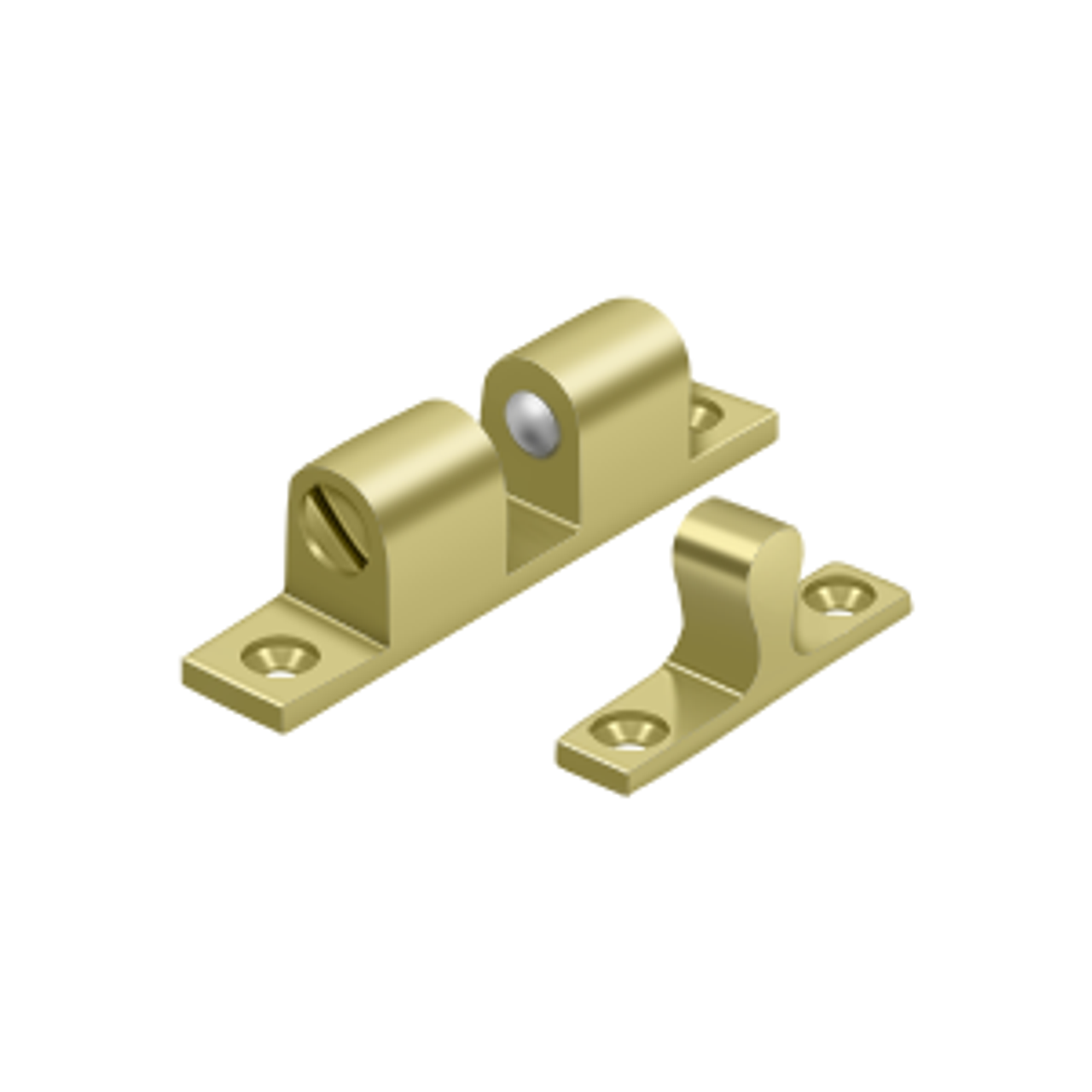 Deltana BTC20  BALL TENSION CATCH 2-1/4" X 1/2" SOLID BRASS