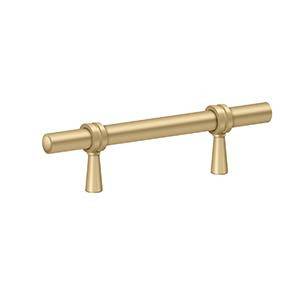 Deltana Hardware Deltana P310 4-3/4" ADJUSTABLE PULL 4-3/4" SOLID BRASS 