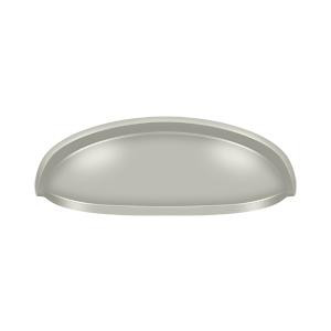 Deltana Hardware Deltana K407 ELONGATED SHELL PULL 4-1/2" SOLID BRASS 
