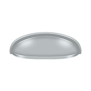 Deltana Hardware Deltana K407 ELONGATED SHELL PULL 4-1/2" SOLID BRASS 