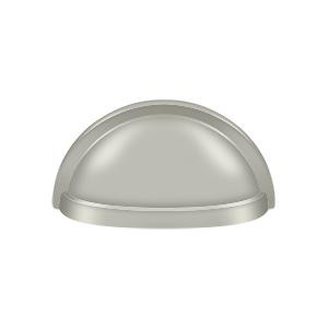 Deltana Hardware Deltana K43 OVAL SHELL CUP PULL 3-1/2" SOLID BRASS 