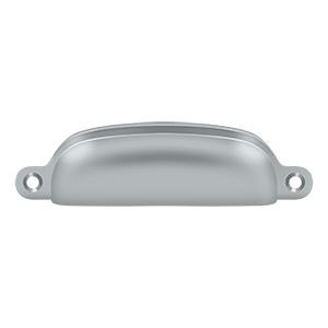 Deltana Hardware Deltana SHP29 EXPOSED SCREWS SHELL PULL 4-1/8"OAL -3-5/8" C to C SOLID BRASS 