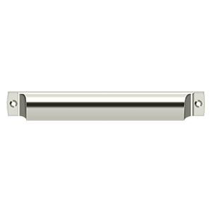 Deltana Hardware Deltana SHP70 EXPOSED SCREWS RECTANGULAR SHELL PULL 7" SOLID BRASS 