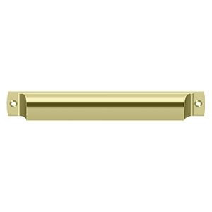Deltana Hardware Deltana SHP70 EXPOSED SCREWS RECTANGULAR SHELL PULL 7" SOLID BRASS 