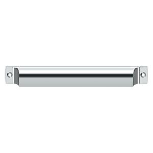 Deltana Hardware Deltana SHP70 EXPOSED SCREWS RECTANGULAR SHELL PULL 7" SOLID BRASS 